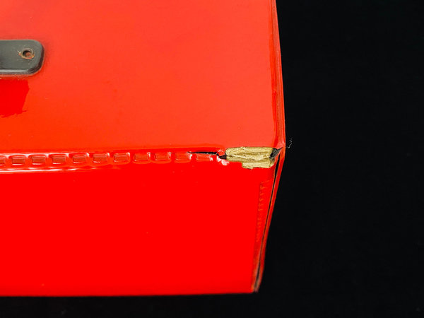 LP Schallplatten Koffer rot