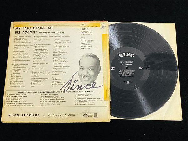 Bill Doggett His Organ & Combo - As You Desire Me (Mono, US, 1956)