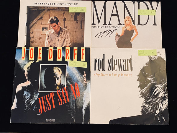 Maxi-Single Schallplatten Paket (48 Stück, Maxi-Singles)