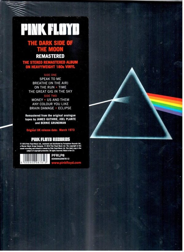 Pink Floyd - The Dark Side Of The Moon (Stereo, RE, RM, 180g, EU, 2016)
