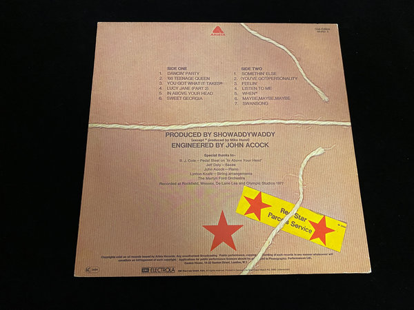 Showaddywaddy - Red Star (Club Edition, DE, 1977)