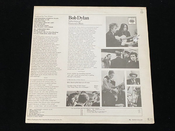 Bob Dylan - Subterranean Homesick Blues (EU, 1967)