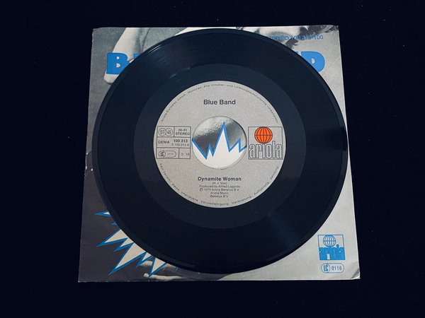 The Blue Band - Dynamite Woman (7" Single, DE, 1979)