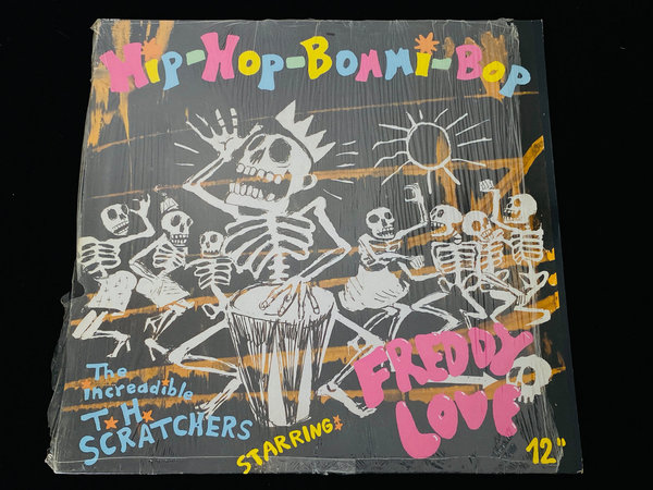 The Incredible T. H. Scratchers & Freddy Love - Hip-Hop-Bommi-Bop (Maxi-Single, RE, EU, 1986)