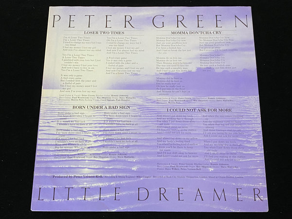 Peter Green - Little Dreamer (DE, 1980)