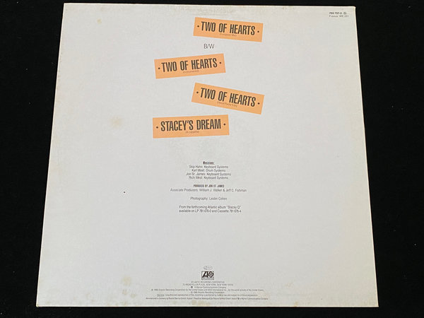 Stacey Q - Two of Hearts (Maxi-Single, EU, 1986)