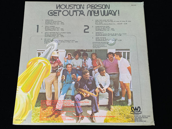 Houston Person - Get Out'a My Way! (US, 1975)