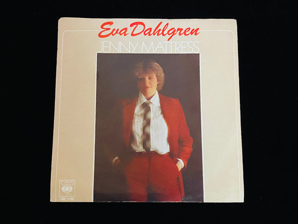 Eva Dahlgren - Jenny Mattress (7'' Single, Promo, DE, 1978)