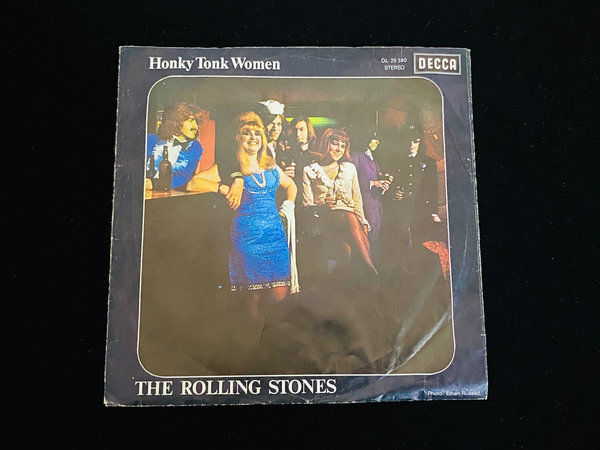 The Rolling Stones - Honky Tonk Women (7'' Single, DE, 1969)