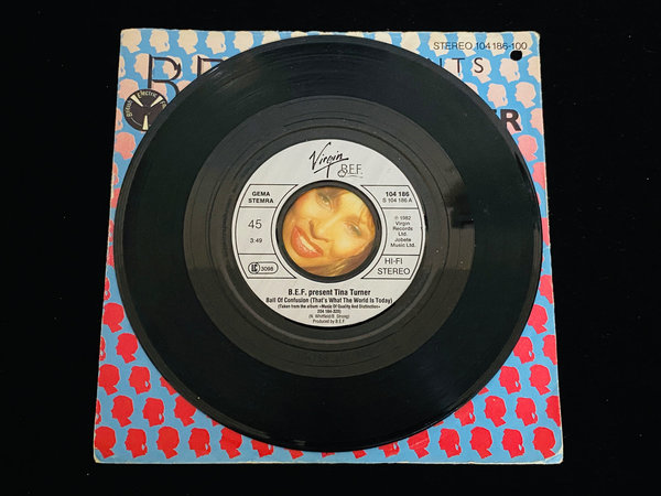 BEF Presents Tina Turner - Ball of Confusion (7'' Single, EU, 1982)