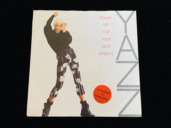 Yazz - Stand up for your love rights (7'' Single, Red Vinyl, DE, 1988)