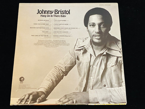 Johnny Bristol - Hang on in there Baby (DE, 1974)