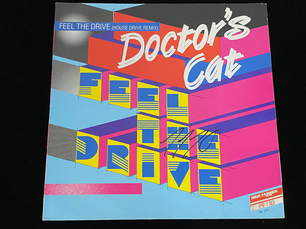 Doctor's Cat - Feel the Drive (Maxi-Single, NL, 1987)