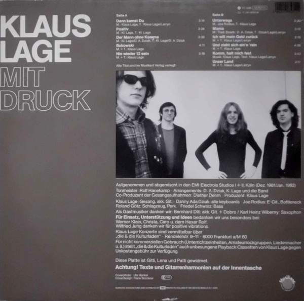 Klaus Lage - Positiv (RE, DE)