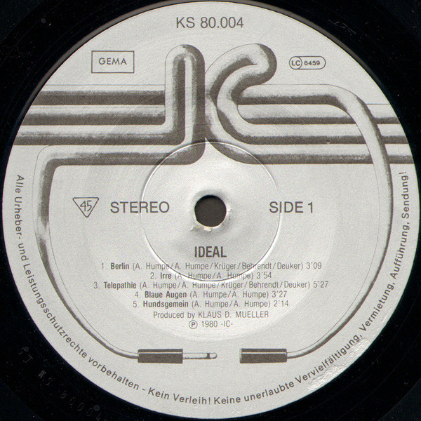 Ideal - Ideal (DE, 1980)