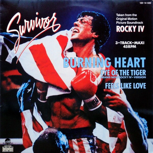 Survivor - Burning Heart (Maxi-Single, DE, 1985)