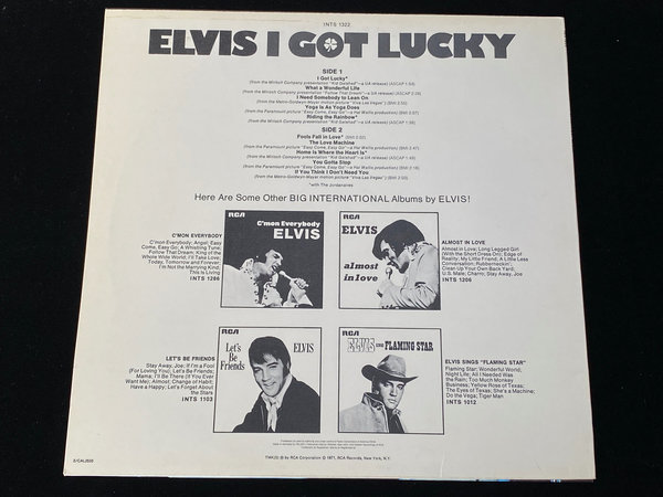 Elvis Presley - I Got Lucky (RE, DE)