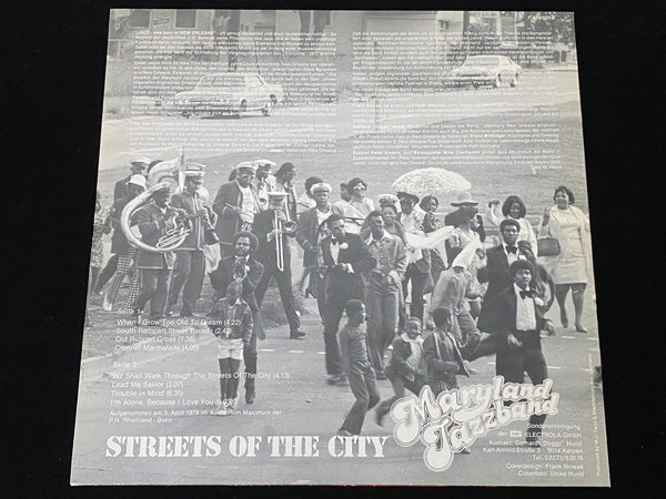 Maryland Jazz Band of Cologne - Streets of the City (DE, 1979)